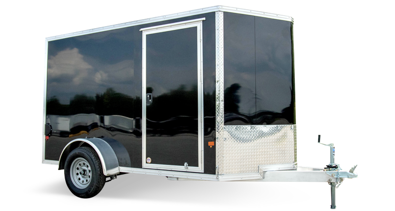 5' & 6' Wide Enclosed Aluminum Cargo Trailers: EZ Hauler
